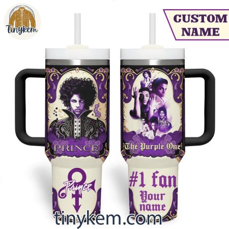 Prince #1 Fan The Purple One Customized  30oz or 40oz Stainless Steel Tumbler With Handle HG