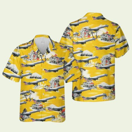 Psa Airlines Bombardier Crj700 Full Print Hawaiian Shirt