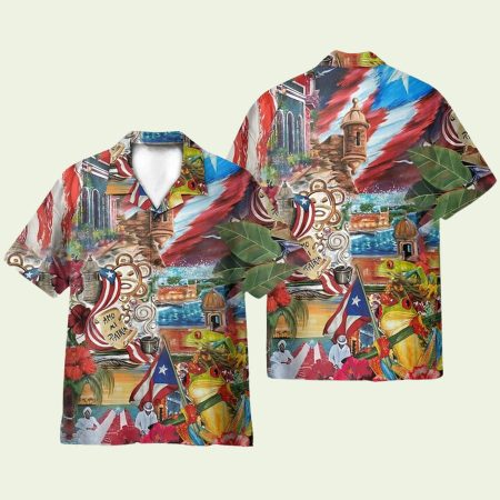 Puerto Rico Aesthetic Amo Mi Patria Hawaiian Shirt