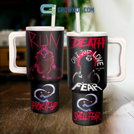 Puss In Boots Smell Of Fear 30oz or 40oz Stainless Tumbler With Handle NVA