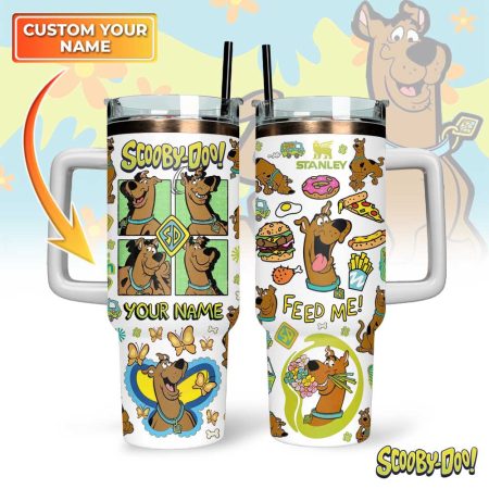 Scooby-Doo Cartoon Custom Stanley Cup 40 oz 30 oz Tumbler With Handle