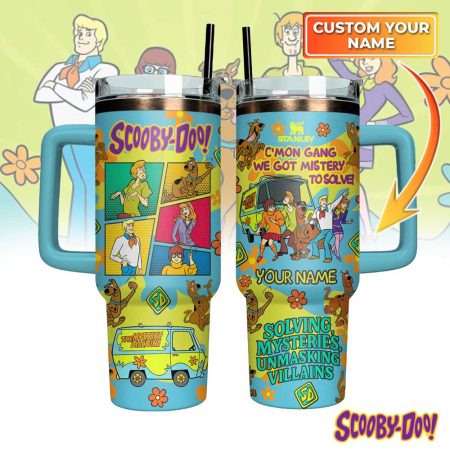 Scooby-Doo Cartoon Custom Stanley Cup 40 oz 30 oz Tumbler With Handle