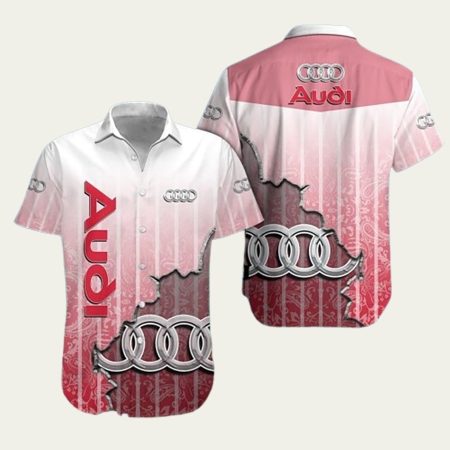 Racing Car Audi F1 Teams Logo Sumer Hawaiian Shirt