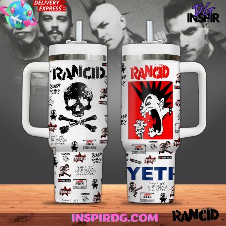 Rancid Punk Rock Limited  30oz 40 oz Tumbler With Handle HG Cup
