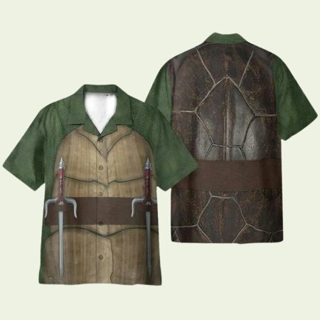 Raphael Raph Tmnt Cosplay Costume Hawaiian Shirt