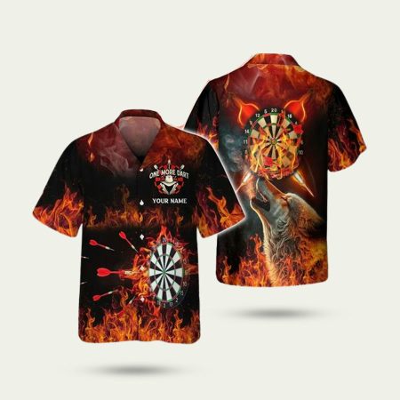 Red Dartboard Trendy Hawaiian Shirt