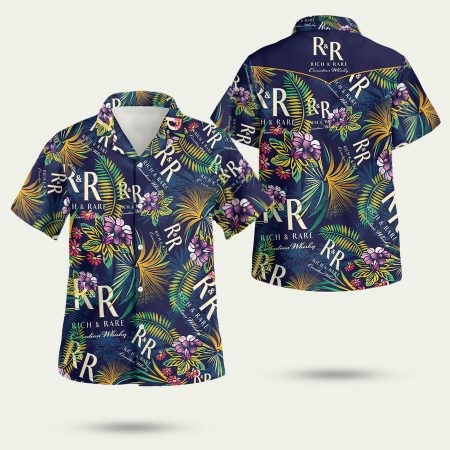 Rich and Rare Canadia Whiskey Hawaiian Shirt