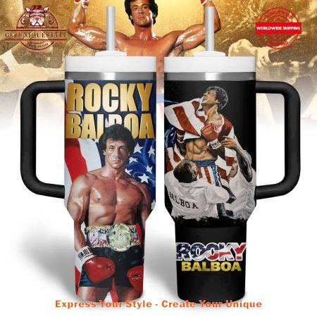 Rocky Balboa Limited Edition 40oz   30oz or 40oz Stainless Steel Tumbler With Handle HG