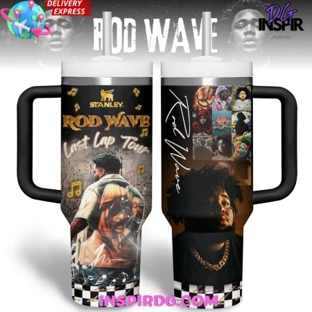 Rod Wave Last Lap Tour Limited  30oz 40 oz Tumbler With Handle HG Cup