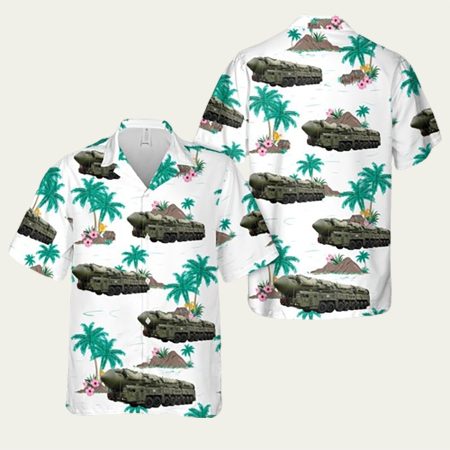 Russian Nuclear Ballistic Missiles Hawaiian Shirt