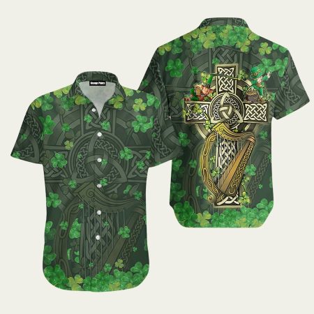 Saint Patrick’s Day Shamrock The Celtic Hawaiian Shirt