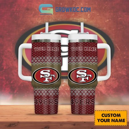 San Francisco 49ers Fan Love 30oz or 40oz Stainless Tumbler With Handle NVA