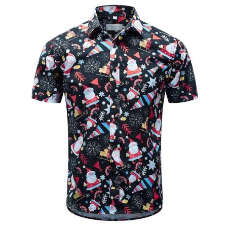 Santa Vacation Christmas Hawaiian Shirt