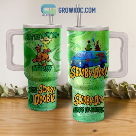 Scooby-Doo Roll Scooby A Doobie 30oz or 40oz Stainless Tumbler With Handle NVA
