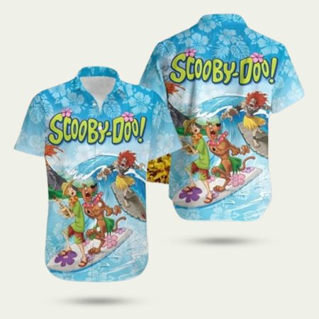Scooby doo and shaggy rogers summer vacation hawaiian shirt