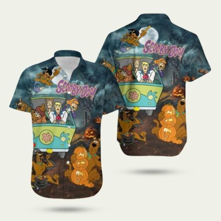 Scooby doo friends halloween hawaiian shirt