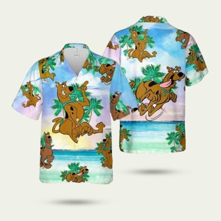Scooby doo funny hawaiian shirt