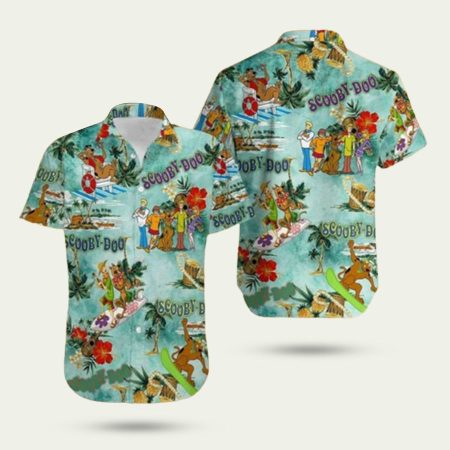 Scooby doo tropical hawaiian shirt