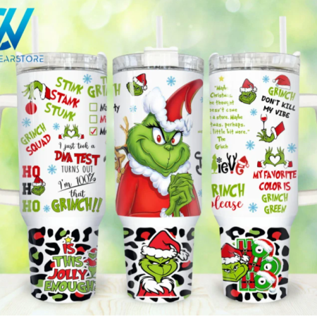 Christmas  Merry Christmas Cartoon Christmas 30oz or 40oz Stainless Steel Tumbler With Handle QDH