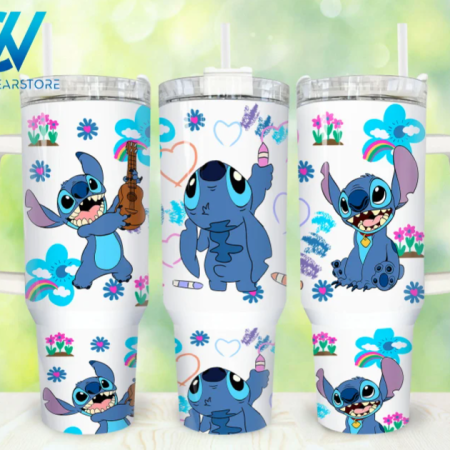 Cartoon Characters Cartoon 30oz or 40oz Stainless Steel Tumbler With Handle QDH