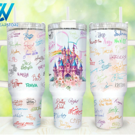 Movies Characters Cartoon Characters Magic Cartoon 30oz or 40oz Stainless Steel Tumbler With Handle QDH