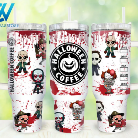 Movies Characters Horror Characters  Horror Halloween 30oz or 40oz Stainless Steel Tumbler With Handle QDH