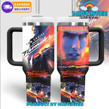 Tom Cruise Days Of Thunder 30oz or 40oz Stainless Steel Tumbler With Handle QDH