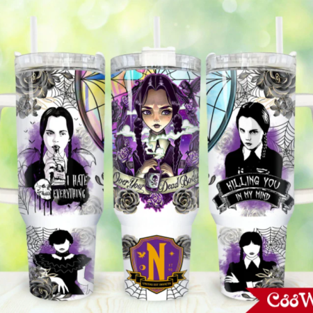 Movies Characters Horror Characters Horror Halloween 30oz or 40oz Stainless Steel Tumbler With Handle QDH