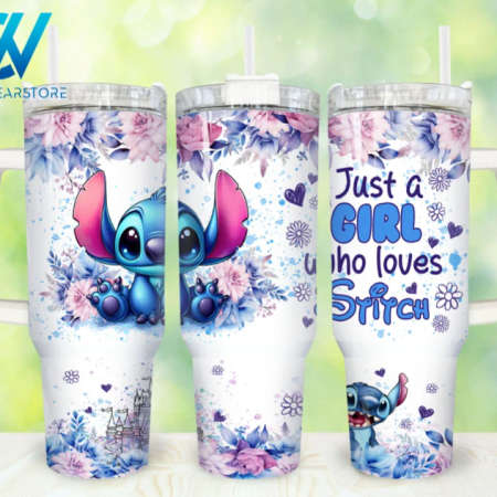 DIGITAL FILES Cartoon Characters Cartoon Flowers  30oz or 40oz Stainless Steel Tumbler With Handle QDH