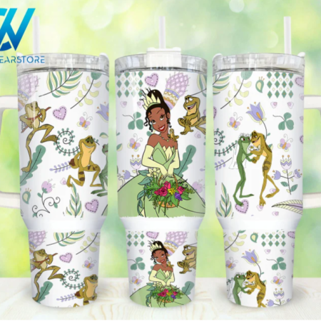 Cartoon Characters Cartoon Glitter 30oz or 40oz Stainless Steel Tumbler With Handle QDH