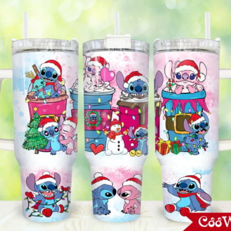Christmas Character Merry Christmas Cartoon Christmas 30oz or 40oz Stainless Steel Tumbler With Handle QDH