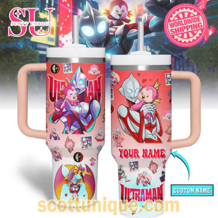 Ultraman Comic Premium 30oz or 40oz Stainless Steel Tumbler With Handle QDH