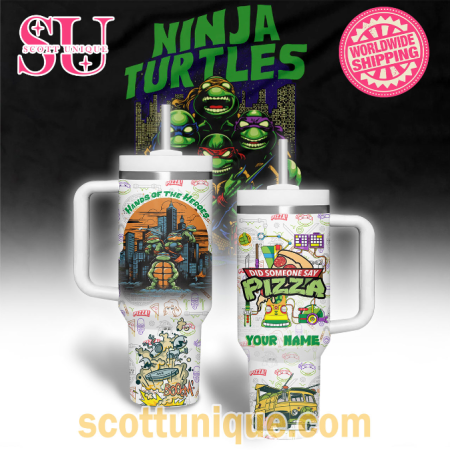 Hands Of The Heroes Did Someone Say Pizza 30oz or 40oz Stainless Steel Tumbler With Handle QDH