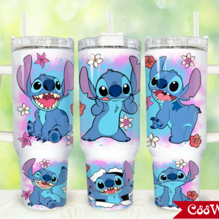 DIGITAL FILES Cartoon Characters Wrap Cartoon 30oz or 40oz Stainless Steel Tumbler With Handle QDH