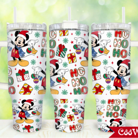 Christmas Characters Merry Christmas Cartoon Christmas 30oz or 40oz Stainless Steel Tumbler With Handle QDH