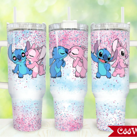 DIGITAL FILES Cartoon Characters Wrap Cartoon  30oz or 40oz Stainless Steel Tumbler With Handle QDH
