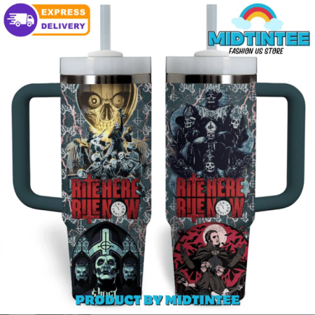 Ghost Band Right Here Right Now Special 30oz or 40oz Stainless Steel Tumbler With Handle QDH