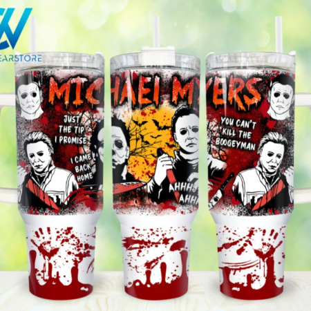 Movies Characters Horror Characters Horror Halloween 30oz or 40oz Stainless Steel Tumbler With Handle QDH