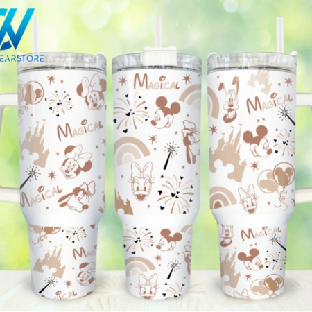 Movies Characters  Cartoon Characters Magic Cartoon 30oz or 40oz Stainless Steel Tumbler With Handle QDH