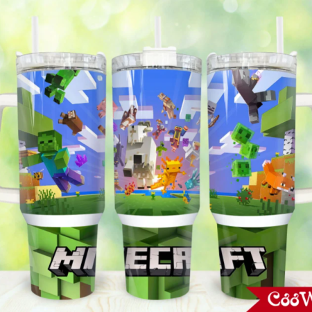 Cartoon Characters Game Characters 30oz or 40oz Stainless Steel Tumbler With Handle QDH