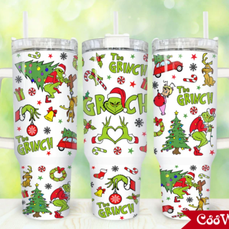 Christmas Merry Christmas 30oz or 40oz Stainless Steel Tumbler With Handle QDH