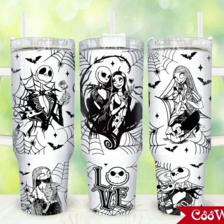 Movies Characters Halloween Characters Horror 30oz or 40oz Stainless Steel Tumbler With Handle QDH
