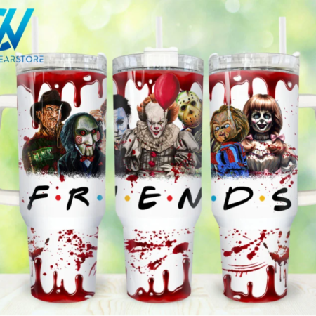 Movies Characters Horror Characters Horror Halloween 30oz or 40oz Stainless Steel Tumbler With Handle QDH