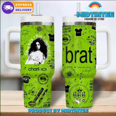 Charli XCX Party Girl 30oz or 40oz Stainless Steel Tumbler With Handle QDH