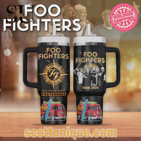 Foo Fighters The Pretenders 30oz or 40oz Stainless Steel Tumbler With Handle QDH