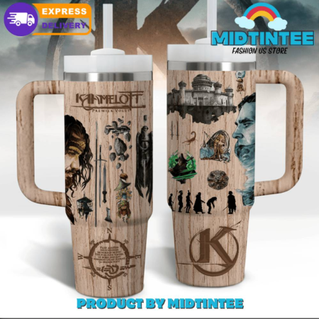 Kaamelott TV Series Premier Volet 30oz or 40oz Stainless Steel Tumbler With Handle QDH