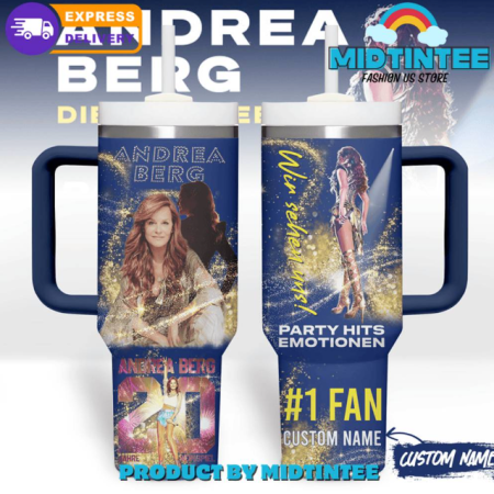 Andrea Berg Singer Party Hits Emotionen Customized 30oz or 40oz Stainless Steel Tumbler With Handle QDH