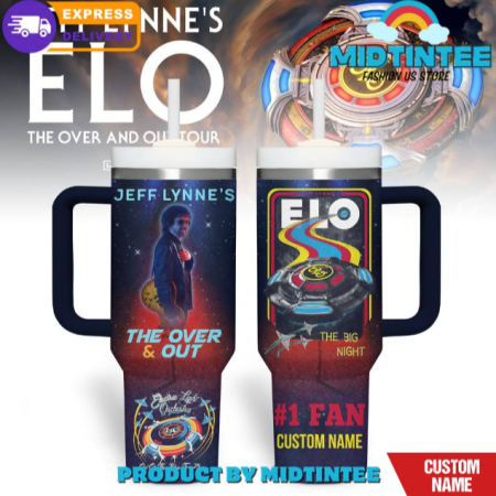 Jeff Lynne Electric Light Orchestra Customized 30oz or 40oz Stainless Steel Tumbler With Handle QDH
