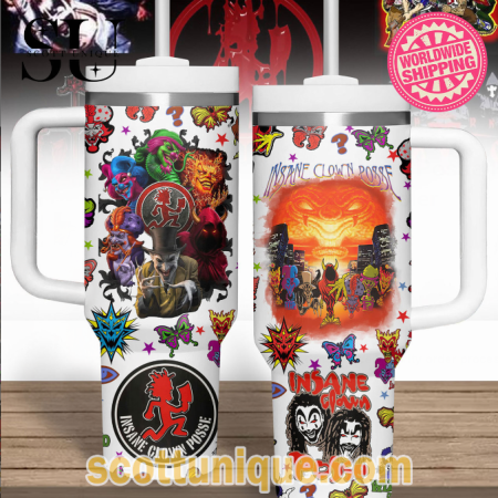 Insane Clown Posse Premium 30oz or 40oz Stainless Steel Tumbler With Handle QDH