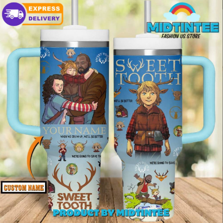 Sweet Tooth We’ll Be Better Custom Name 30oz or 40oz Stainless Steel Tumbler With Handle QDH